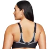 Glamorise Womens No-Bounce Camisole Sports Wirefree Bra 1066 Black