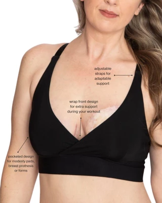 AnaOno Women's Paige Mastectomy Sports Bra - Image 6