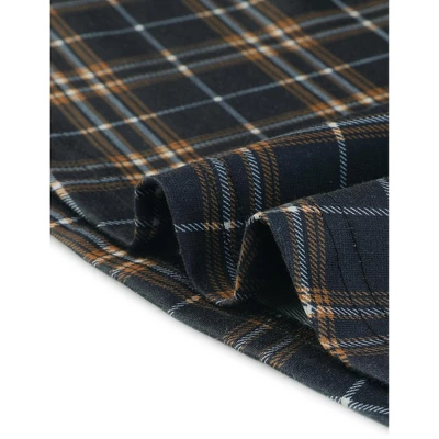 Agnes Orinda Women's Plus Size Elegant Chic Plaid Overalls Fashionable A Line Skirts - Image 4