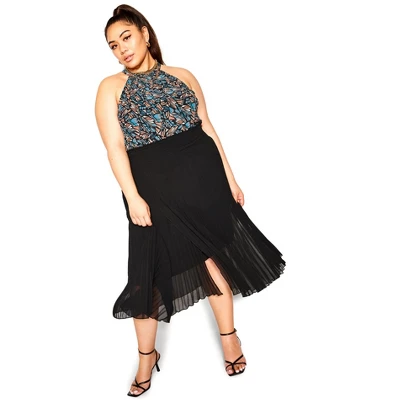 Women's Plus Size Natalie Skirt - Black | CITY CHIC - Image 5