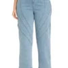 ELOQUII Women’s Plus Size Seam Detail Jean