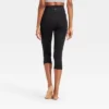 Women's Contour Power Waist High-Rise Capri Leggings With Pocket 20" - All In Motion™ Black