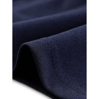 Agnes Orinda Women's Plus Size Business Office Long Sleeve Peter Pan Crop Cardigans - Image 4