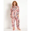 ELOQUII Women’s Plus Size Printed Satin Pant