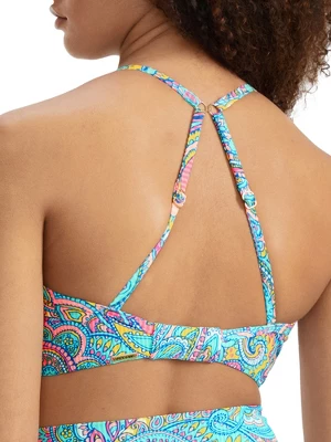 Sunsets Women's Paisley Pop Crossroads Underwire Bikini Top - 52D-PAIPO