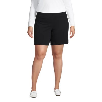 Lands' End Women's Starfish Mid Rise 7" Pull On Shorts - Image 3