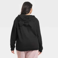 Women's Sanrio Kuromi Graphic Hoodie - Black