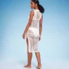 Women's Crochet Cover Up Midi Dress - Shade & Shore™