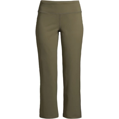 Lands' End Lands' End Women's Tall Active Crop Yoga Pants - Image 5