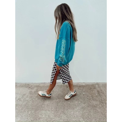 Women's Ascot + Hart Graphic Pullover Sweatshirt - Blue - Image 4