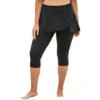 Swim 365 Women’s Plus Size Skirted Swim Capri Pant