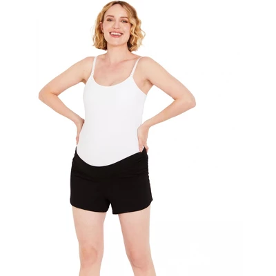 Ruched Waist Maternity Sleep Shorts | Motherhood Maternity - Image 4