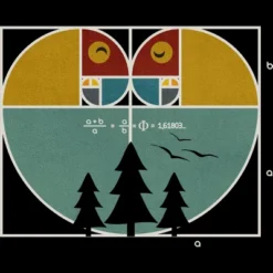 Women's Design By Humans Fibonacci's Nature Love By Maryedenoa Racerback Tank Top