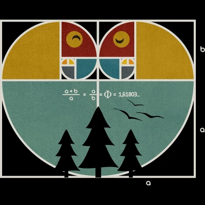 Women's Design By Humans Fibonacci's Nature Love By Maryedenoa Racerback Tank Top