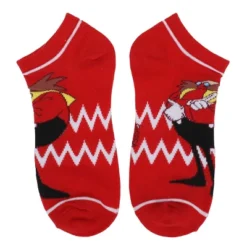 Sonic The Hedgehog Characters Women's 5-Pair Ankle Socks