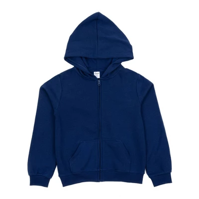 Leveret Kids Zipper Boho Solid Color Sweat Hoodie - Image 5
