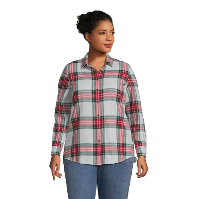 Lands' End Women's Flannel Shirt - Image 11