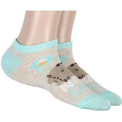 Pusheen The Cat Nap Time No Show Ankle Socks Size 5-9 - 3 Pair Multicoloured - Image 4