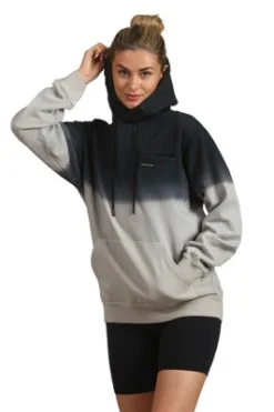 Members Only Women's Ombre Pullover Oversized Hooded Sweatshirt