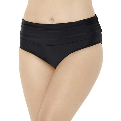 Swimsuits For All Women’s Plus Size Foldover Swim Brief - Image 3