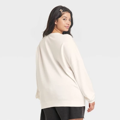 Women's Hello Kitty Cozy Graphic Sweatshirt - White