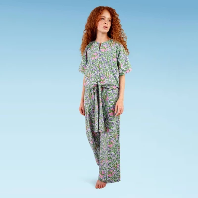 Liberty & Justice Women's Short Sleeve Tie-Front Cover Up Top - Image 3