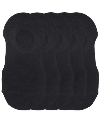 French Connection Women's High Cut Black Liner Socks - 5 Pack