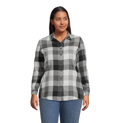 Lands' End Women's Flannel Shirt - Image 6