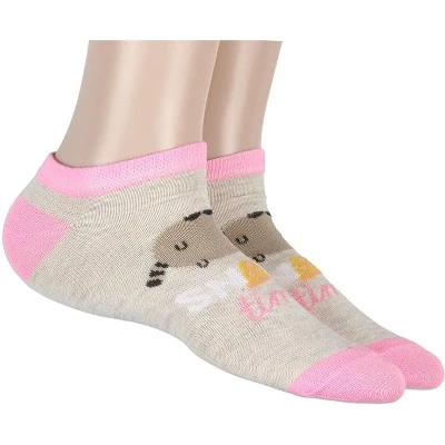 Pusheen The Cat Nap Time No Show Ankle Socks Size 5-9 - 3 Pair Multicoloured - Image 3