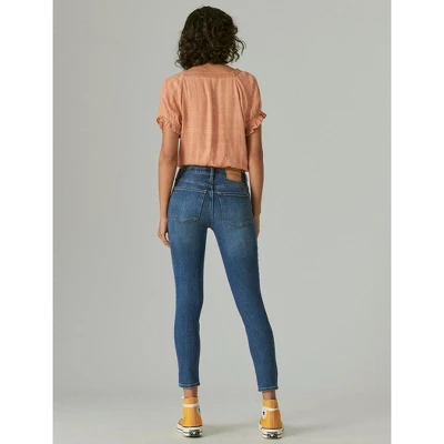 Lucky Brand Women's High Rise Bridgette Skinny Destruct Jean - Image 2