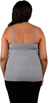 Bamboobies Nursing Tank Top, Maternity Clothes For Breastfeeding, Gray