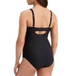 Birdsong Women's Eco Onyx Tie Front Underwire One-Piece - S10180-EON D