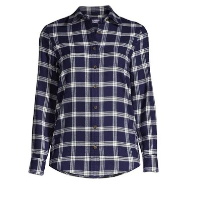 Lands' End Women's Flannel Shirt