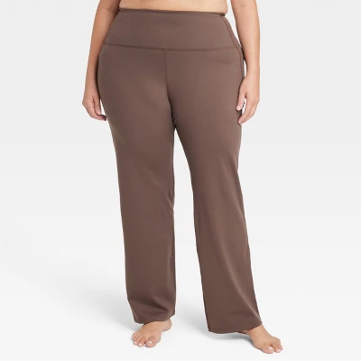 Women's Brushed Sculpt Curvy Pocket Straight Leg Pants 31.5" - All In Motion™ - Image 6