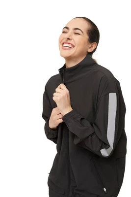 TomboyX Athletic Windbreaker Jacket For Women, Lightweight, Full Zip-Up (XS-6X) - Image 2