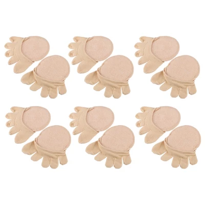 Unique Bargains Women's Cotton Breathable Split Toe Compression Socks Non-Slip 6 Pairs - Image 7