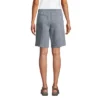 Lands' End Women's High Rise Pull On Elastic Waist 10" Linen Bermuda Shorts