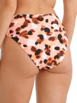 Birdsong Women's Wild One Ruched High-Waist Bikini Bottom - S20154-WIONE