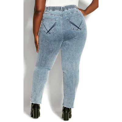 Women's Plus Size So Comfy Ankle Jean - Ltws | AVENUE