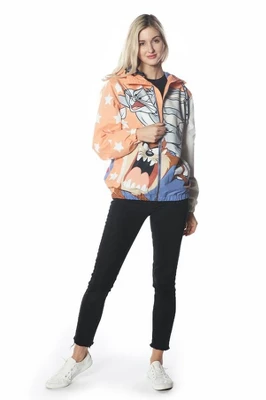 Members Only - Women's Big Bugs Windbreaker Oversized Jacket - Image 3