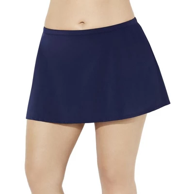 Swimsuits For All Women’s Plus Size Chlorine Resistant A-line Swim Skirt - Image 4