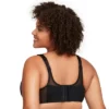 Glamorise Womens MagicLift Seamless Sports Wirefree Bra 1006 Black