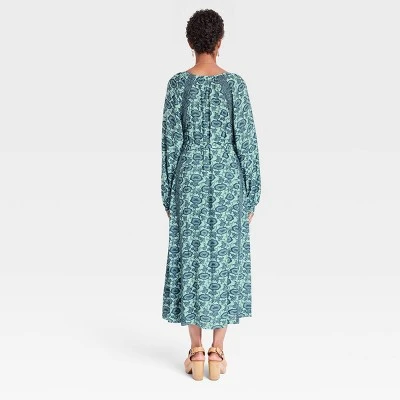 Women's Long Sleeve Maxi Dress - Knox Rose™