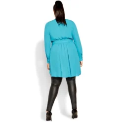 Women's Plus Size Shibara Top - Topaz | CITY CHIC