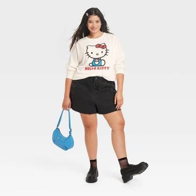 Women's Hello Kitty Cozy Graphic Sweatshirt - White - Image 2