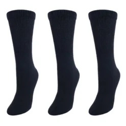 CTM Women's Cushioned Diabetic Crew Socks (3 Pair Pack)