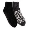 MUK LUKS Women's 2 Pack Chenille Cabin Socks