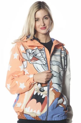 Members Only - Women's Big Bugs Windbreaker Oversized Jacket