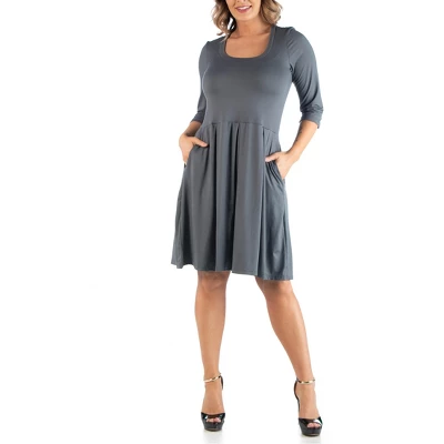 Fit And Flare Plus Size Dress - Image 7