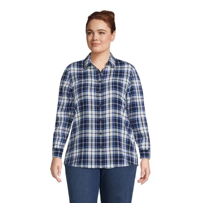 Lands' End Women's Flannel Shirt - Image 8